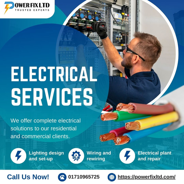 Cover photo of Power Fix – Expert Electrician Services in Dhaka.